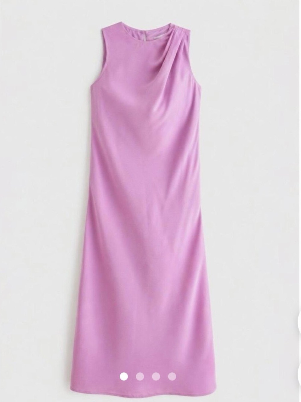 ABERCROMBIE maxi dress sleeveless purple column NEW with tags extra small